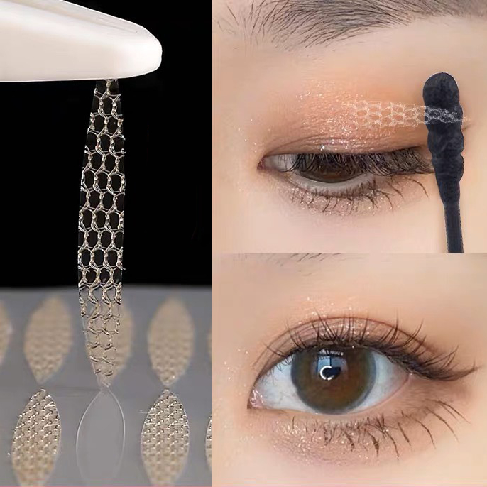 Kích Mí Dán Mí Lưới Siêu Mỏng Tàng Hình Cuộn 360 Miếng Sẵn Keo Dụng Cụ Đi Kèm