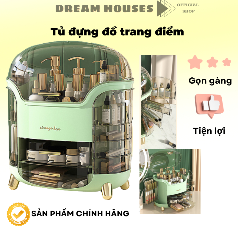 Hộp Đựng Mỹ Phẩm, Đựng Mỹ Phẩm Cao Cấp - Nhựa ABS Nhập Khẩu - Mẫu Mới Nhất