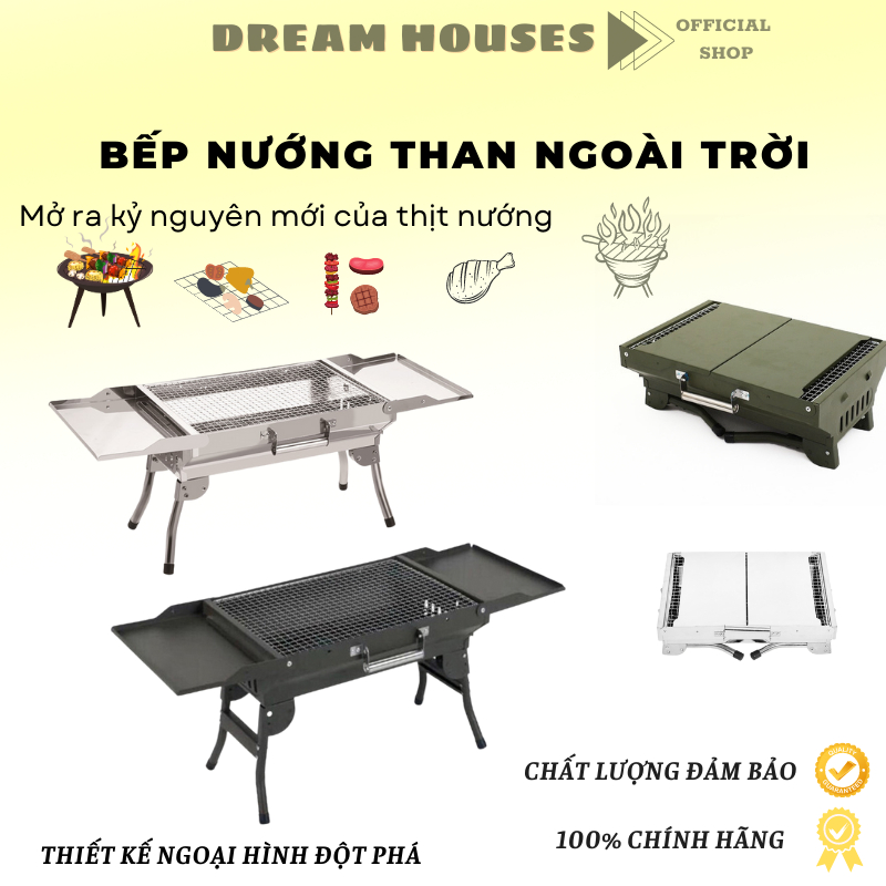 Bếp nướng than ngoài trời đa năng - Bếp nướng than di động - Sản phẩm chính hãng