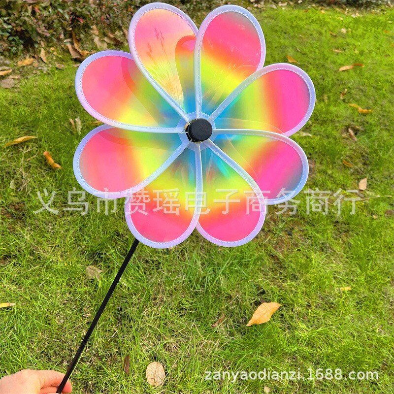 Chong chóng lấp lánh 8 cánh mẫu mới. tặng kèm 502 + chong chóng nhỏ + hướng dẫn ráp