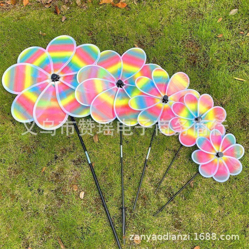 Chong chóng lấp lánh 8 cánh mẫu mới. tặng kèm 502 + chong chóng nhỏ + hướng dẫn ráp