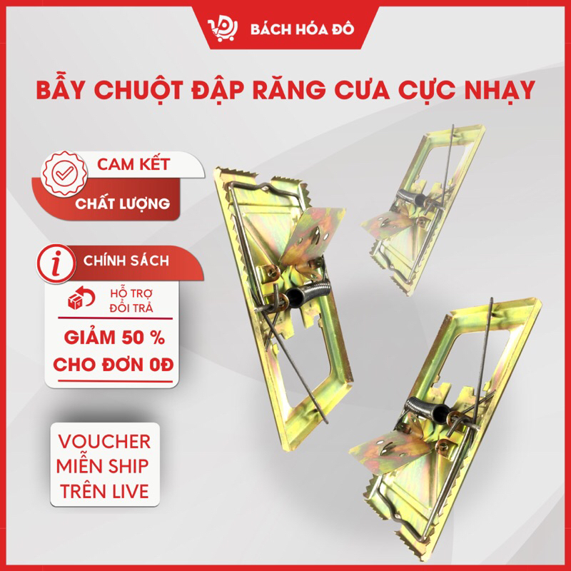 (hàng dày) Bẫy chuột răng cưa,bẫy chuột thông minh,bắt chuột siêu nhạy