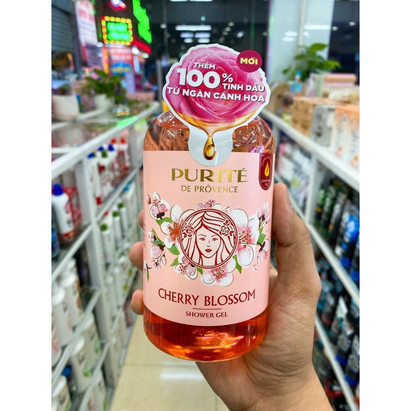Sữa tắm giữ ẩm PURITE PROVENCE hương hoa thiên nhiên chính hãng công ty 500ml