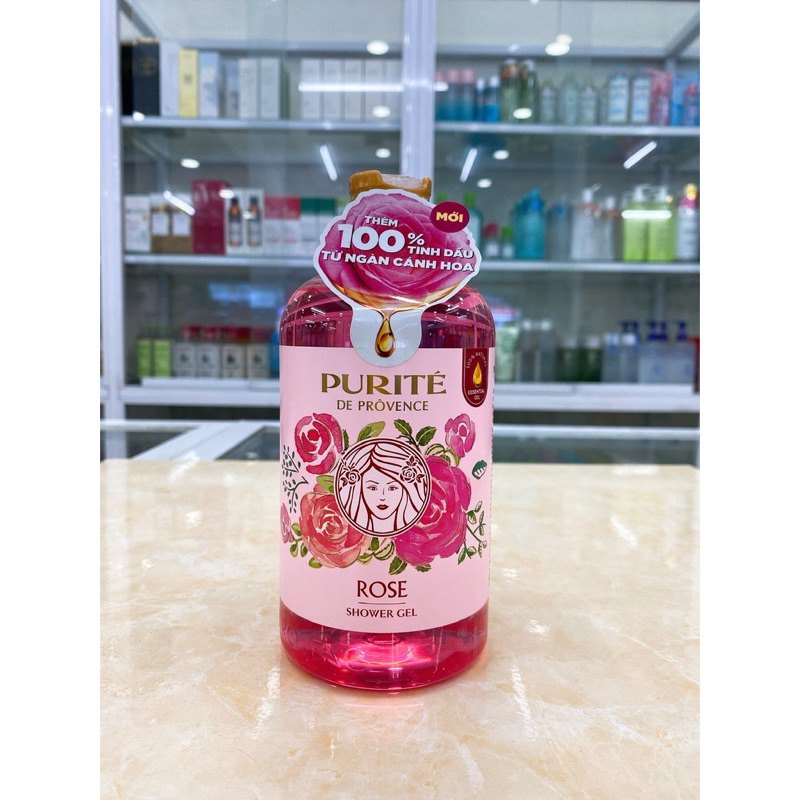 Sữa tắm giữ ẩm PURITE PROVENCE hương hoa thiên nhiên chính hãng công ty 500ml