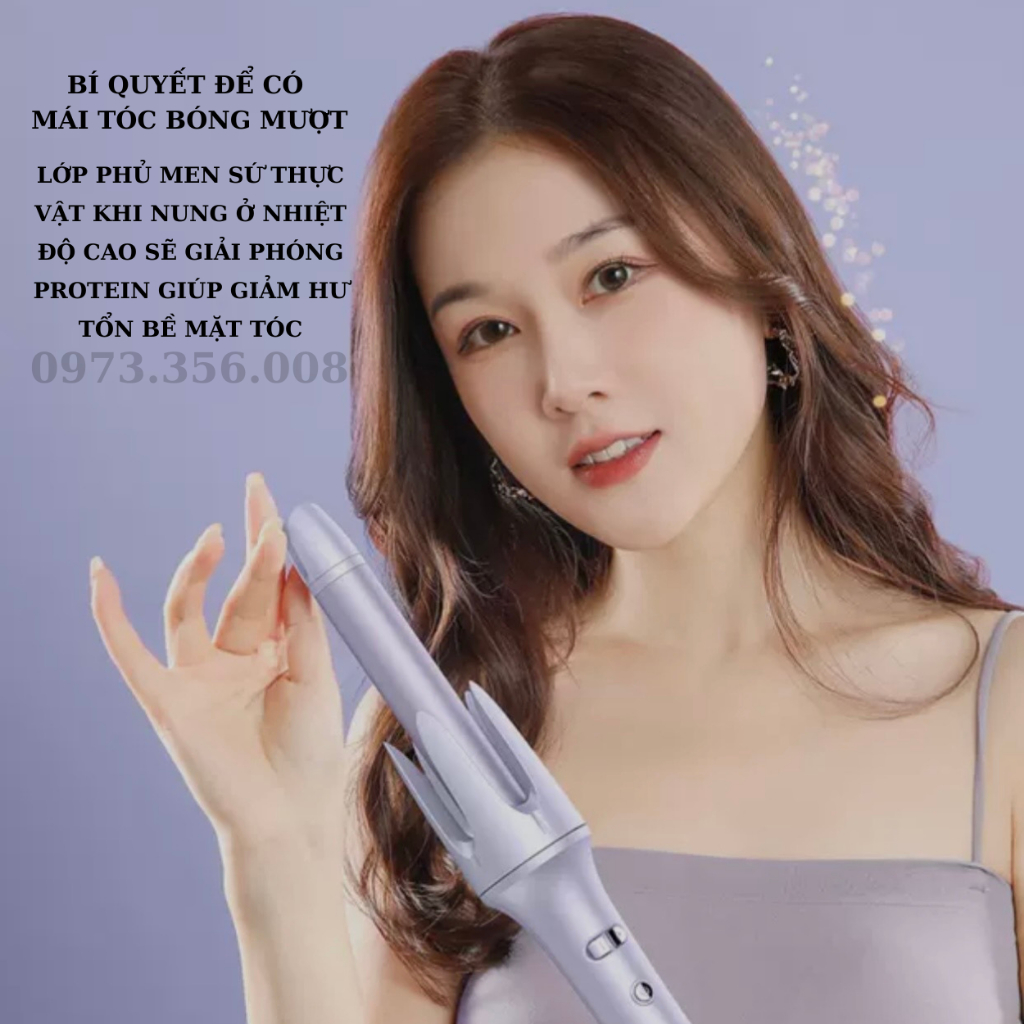 Máy Uốn Xoăn Tự Động PRO,Phiên Bản Mới Nhất,Size 28mm,Bảo Hành 6 Tháng