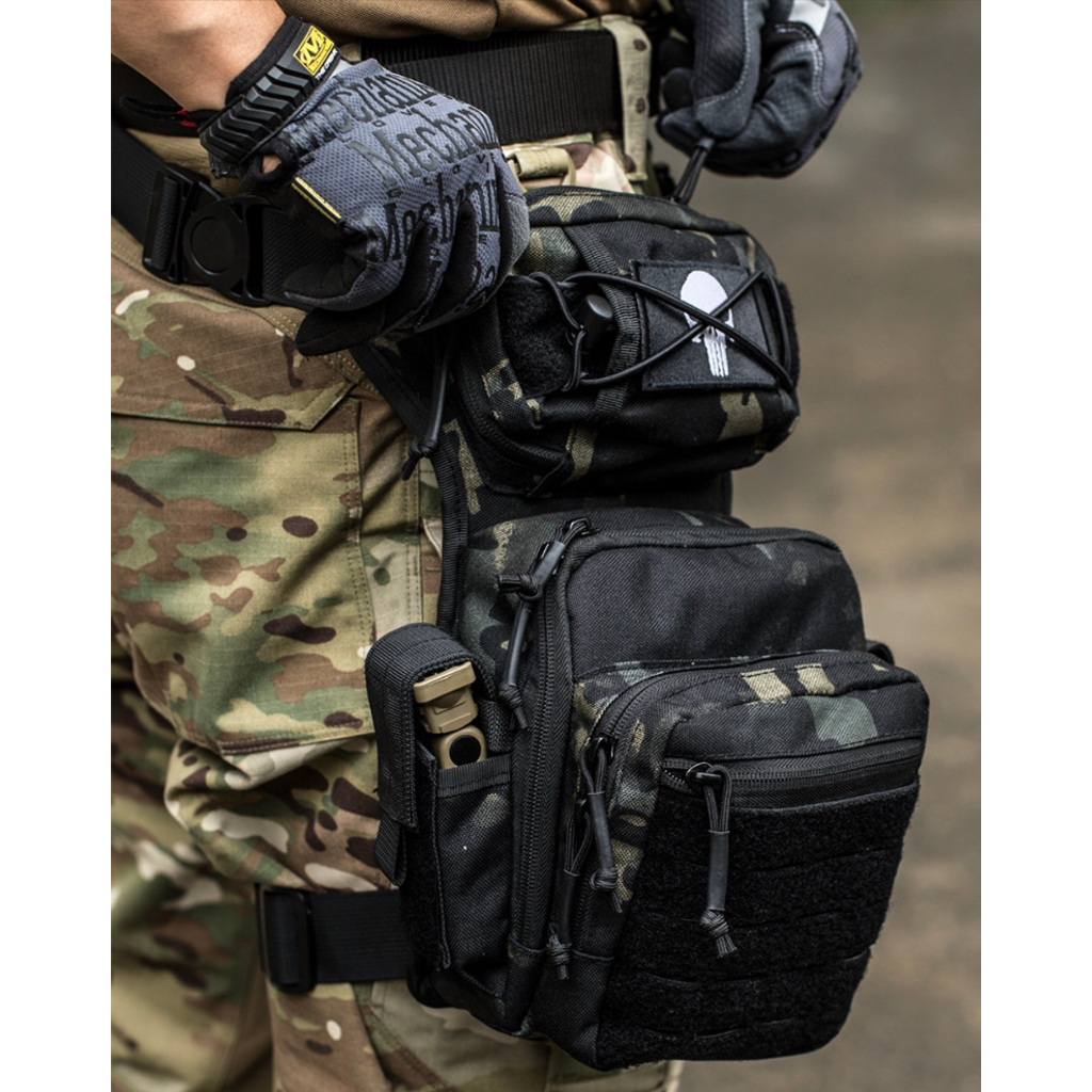 Túi đeo( hông)  đùi _chiến thuật_chống nước