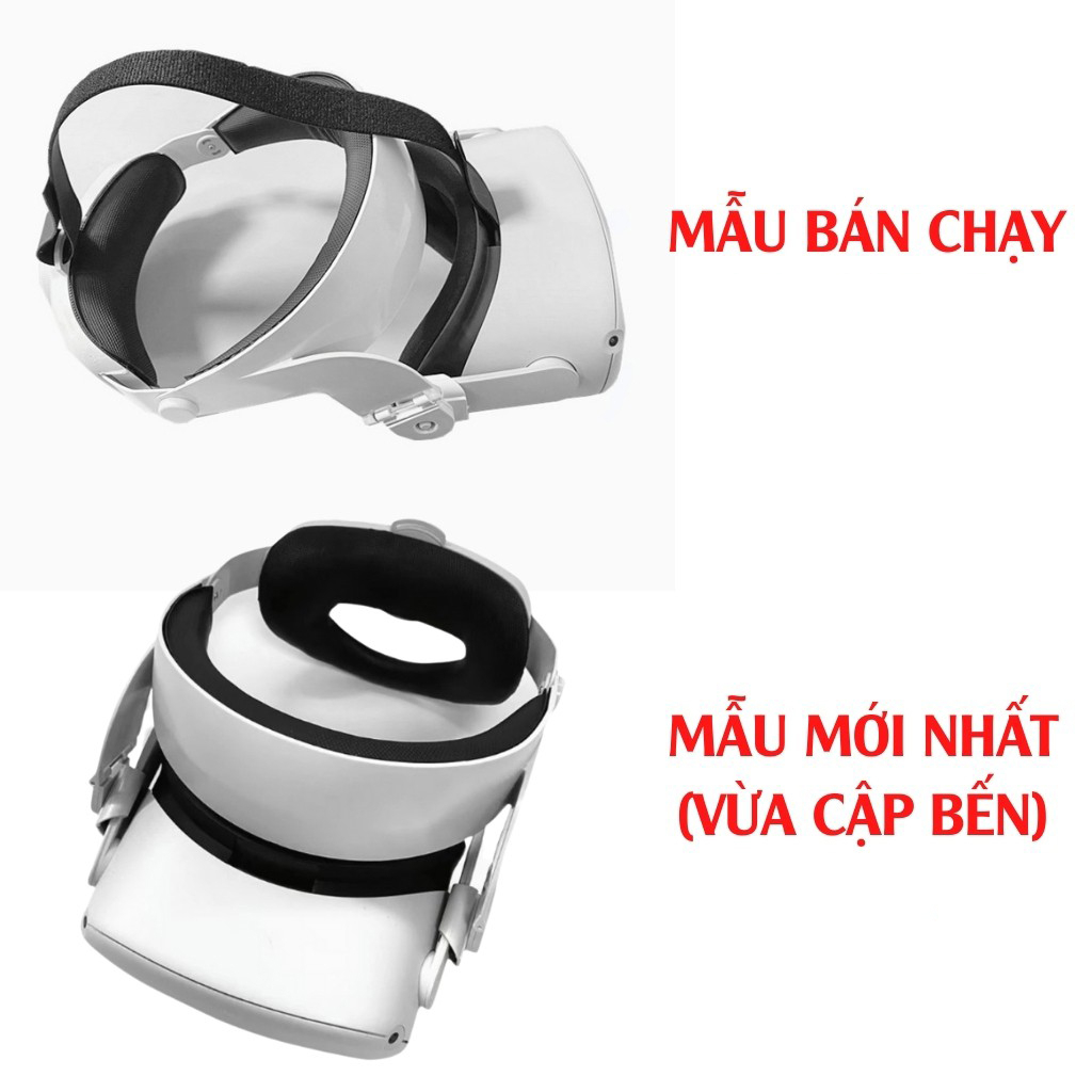 Dây đeo đầu trợ lực Oculus Quest 2, dây đeo Halo Strap chống mỏi cổ khi dùng kính thực tế ảo - MINPRO