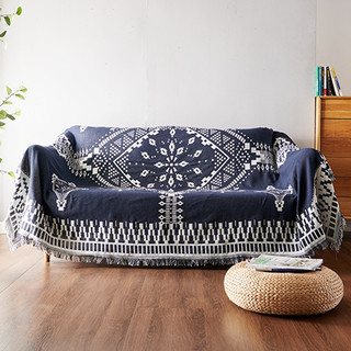 Thảm sofa vải cotton cao cấp nhập khẩu bohemian trang trí sofa, phòng khách, Khăn trải bàn, picnic, decor homestay