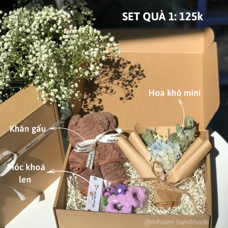 Set quà tặng handmade S01 quà tặng sinh nhật 20/10 8/3 by Mihalen
