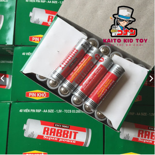 Hộp 40 viên pin con thỏ aa và aaa 1.5v.