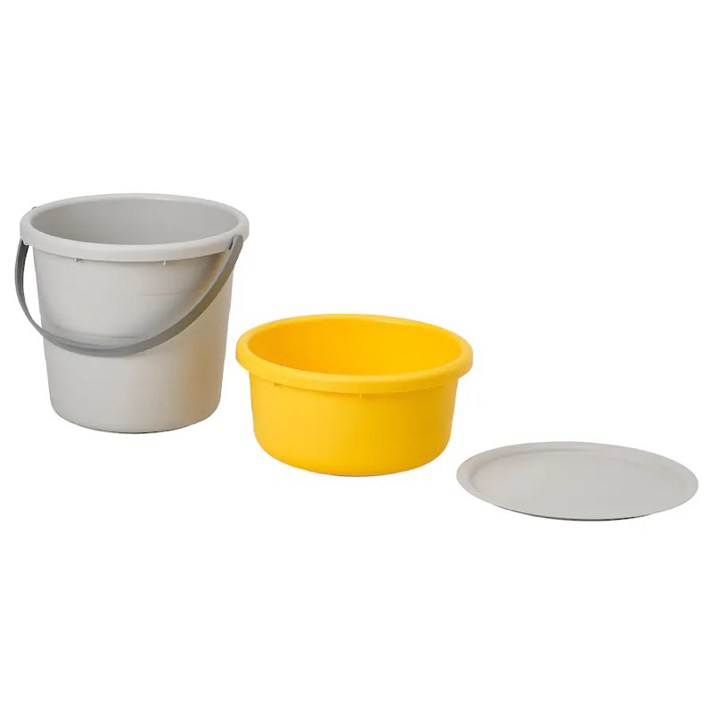 Xô chậu kèm nắp PEPPRIG IKEA chính hãng