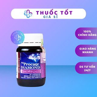 Pm procare diamond lọ 30 viên vitamin cho bà bầu