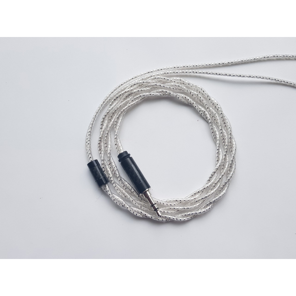 Dây nâng cấp Hybrid tinh thể đồng kết hợp đồng mạ bạc, chân cắm MMCX, 2 Pin 0.78mm, QDC, A2DC....