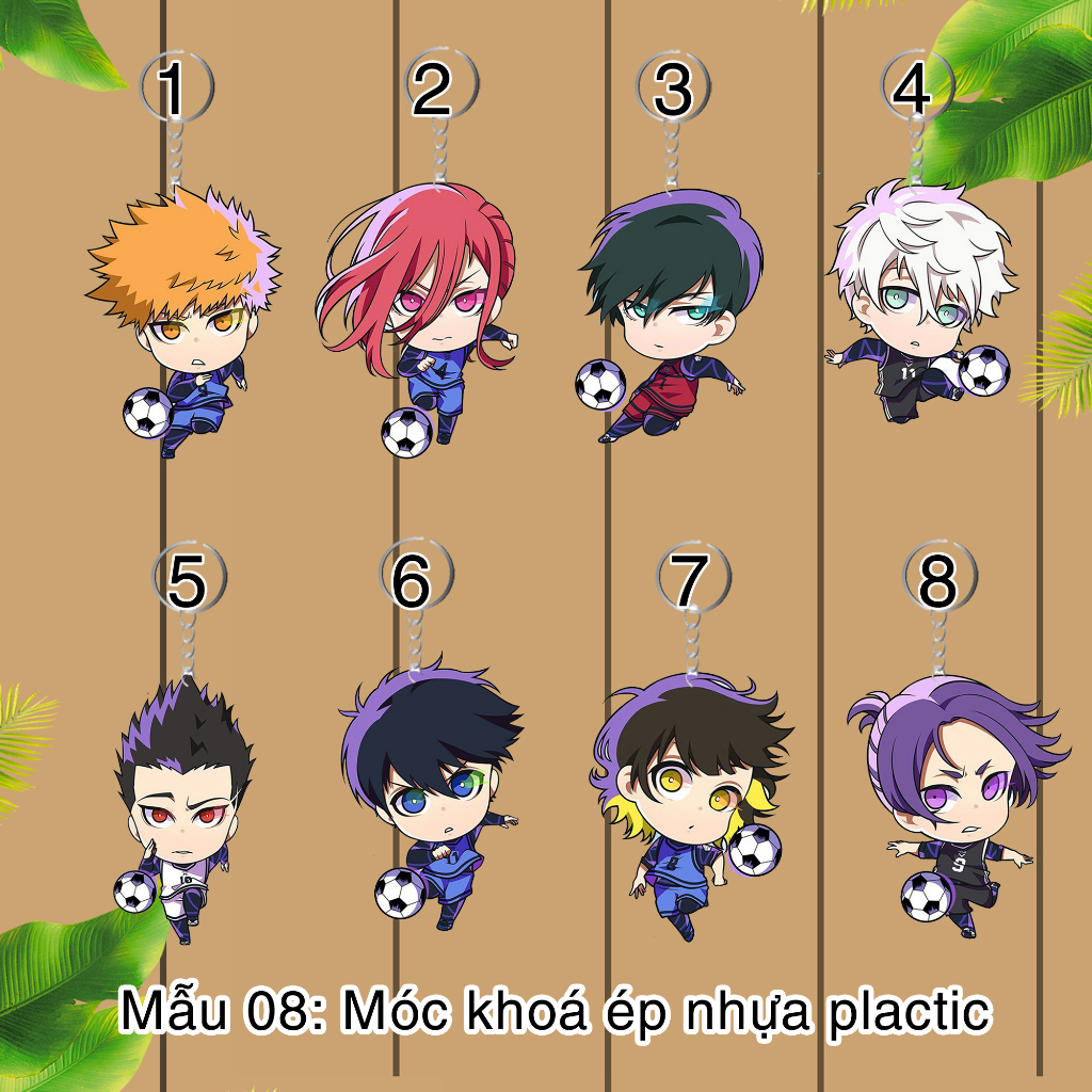 Móc khoá  Blue lock mechael kaiser - móc cặp anime Blue lock mechael kaiser (Mẫu 08)