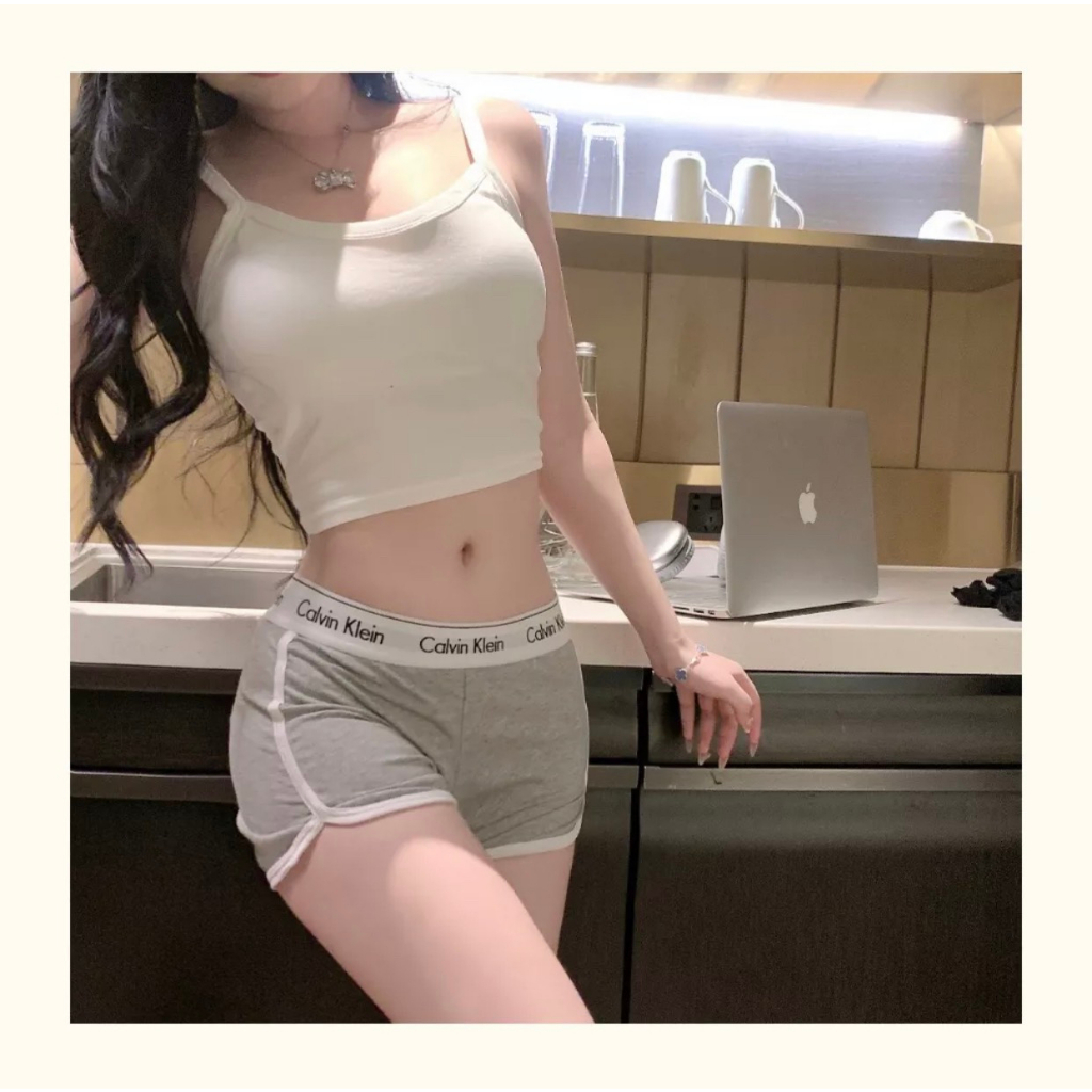 Quần Đùi Nữ Cotton Phong Cách Thể Thao Cao Cấp Thiết Kế May Viền Trẻ Trung Lady 989