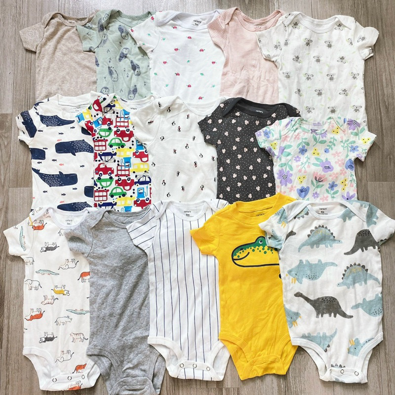 Body chip cotton ngắn tay cho bé đủ size 3m-24m