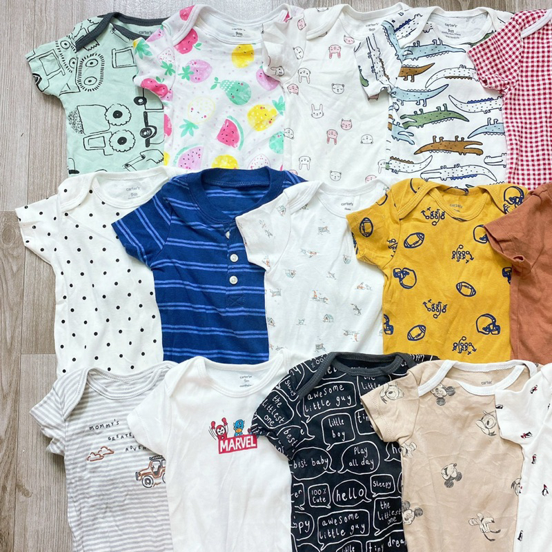 Body chip cotton ngắn tay cho bé đủ size 3m-24m