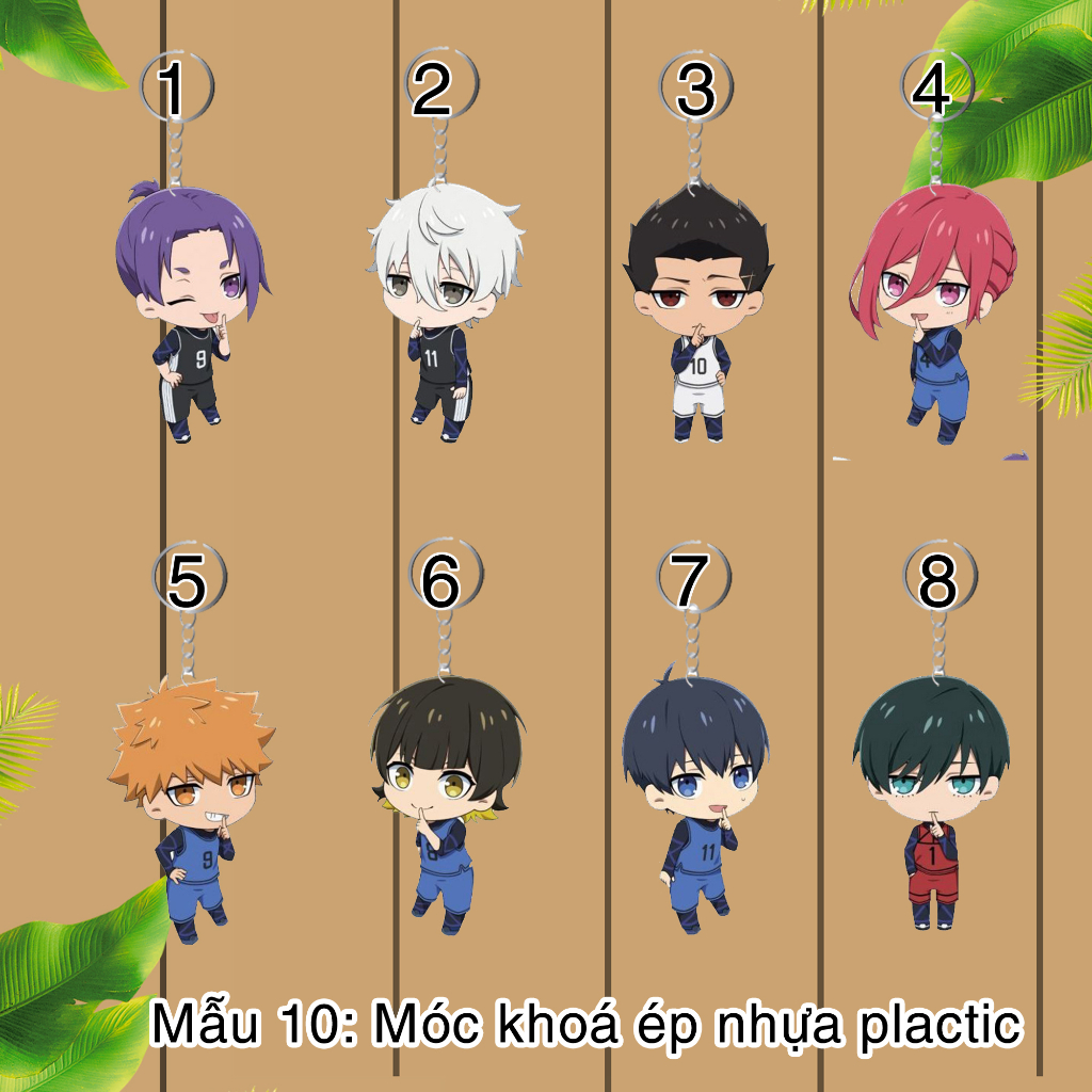 Móc khoá  Blue lock mechael kaiser - móc cặp anime Blue lock mechael kaiser (Mẫu 10)