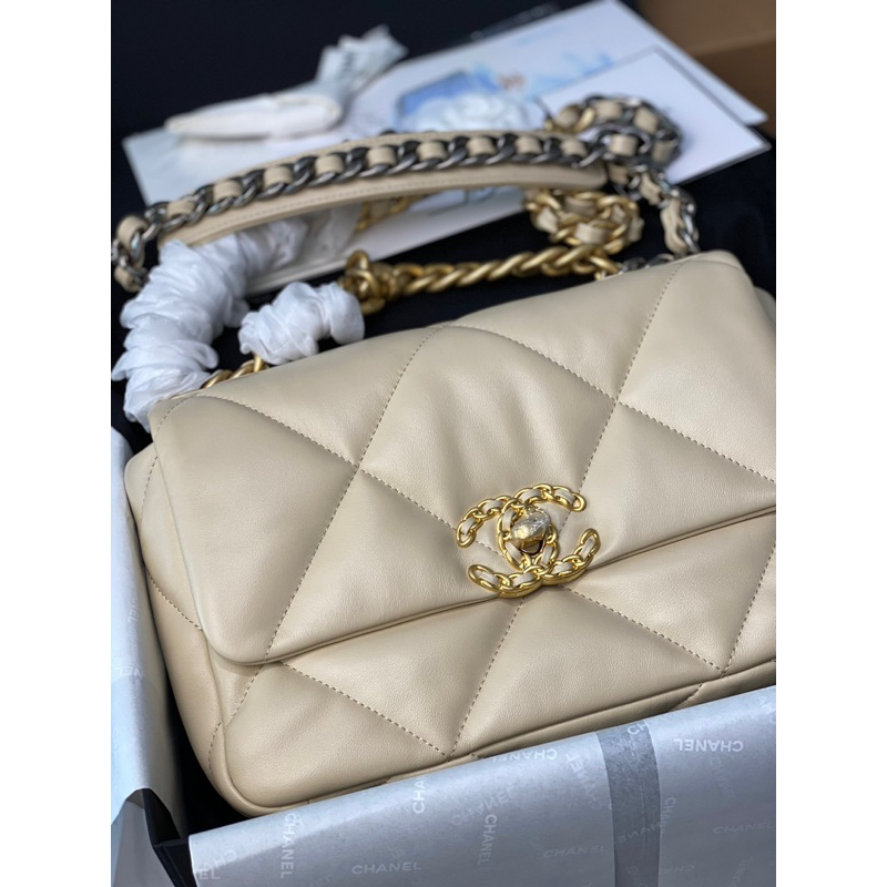 Túi flap 19 màu nude