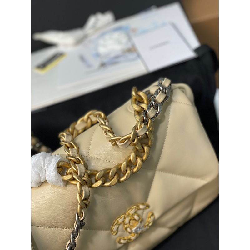 Túi flap 19 màu nude