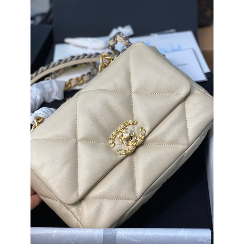 Túi flap 19 màu nude