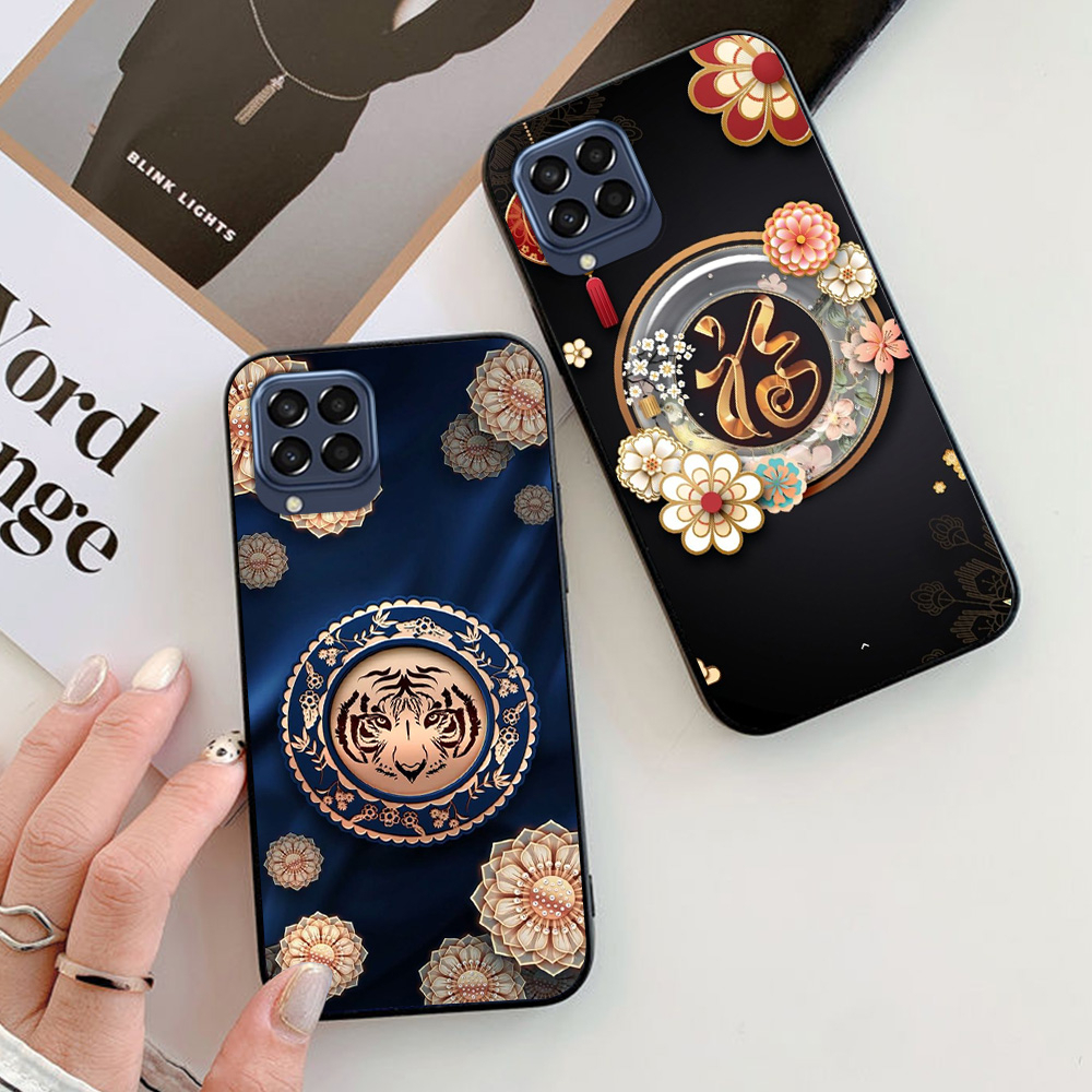 Ốp lưng Samsung m33, ss m53, ss m63, ss a12 , ss m12 in hình hoa phong cách trung quộc