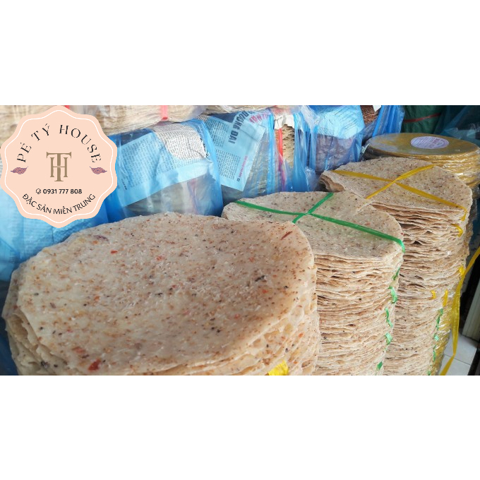 Bánh Tráng  Nước Dừa Tam Quan Chính Gốc 10 Cái/Ràng - Thơm Béo Ngon Nhiều Dừa - Đặc Sản Bình Định