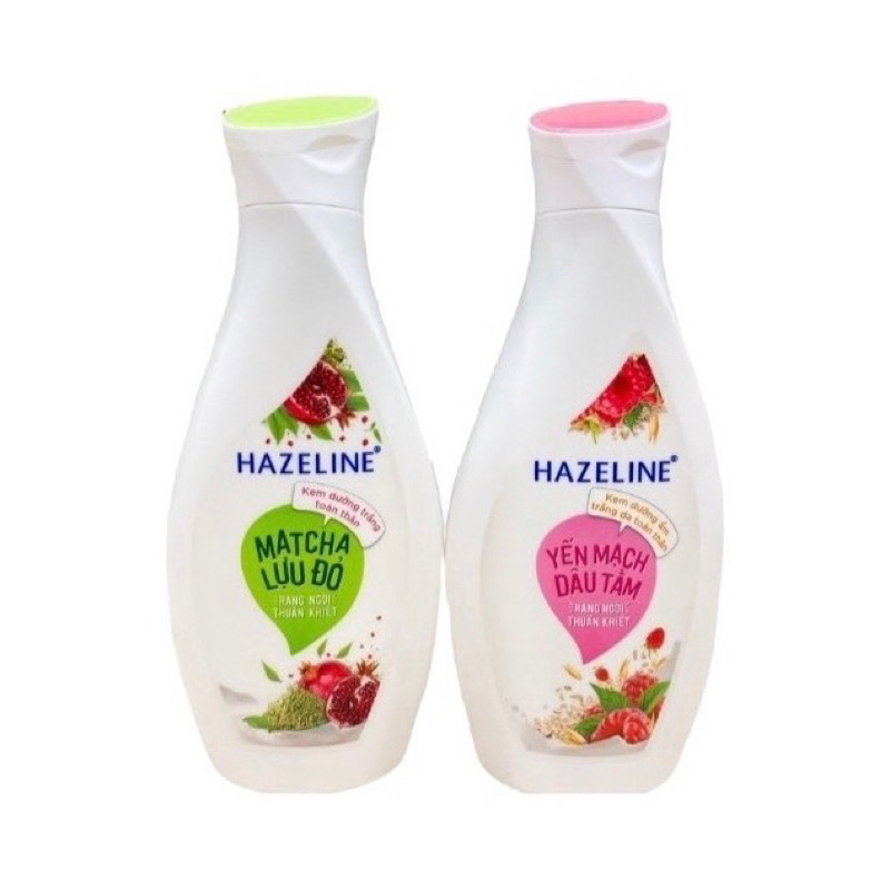 Sữa dưỡng thể dưỡng ẩm Hazeline matcha lựu đỏ  230 ml
