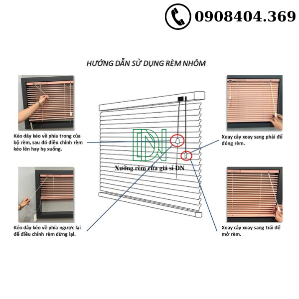 Rèm sáo nhôm Decor,chống nắng màu đen Star Blind St35,nhận làm theo kích thước yêu cầu
