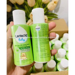 Sữa tắm gội Lactacyd BB 60ml mẫu mới nhất 2022 an toàn cho bé