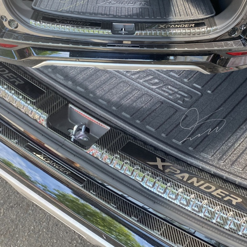 Ốp Bậc cửa Nẹp bước chân Xpander Carbon chống trầy Cốp xước Phụ kiện trang trí mitsubishi dán 2018 2019 2020 2021 2023