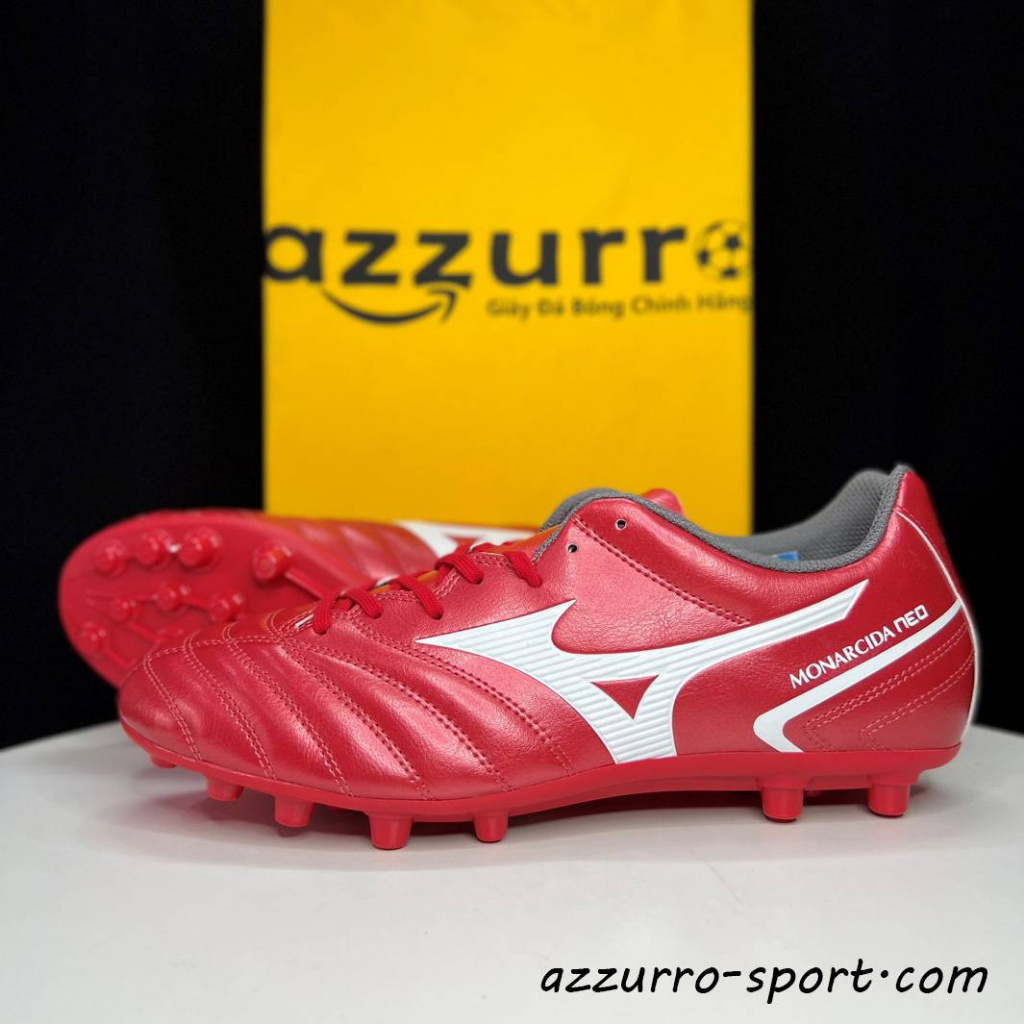 MIZUNO MONARCDIA NEO 2 AG - Giày Đá Bóng Sân Cỏ Tự Nhiên & Nhân Tạo Chính Hãng - Tặng Kèm Túi Rút + Tất