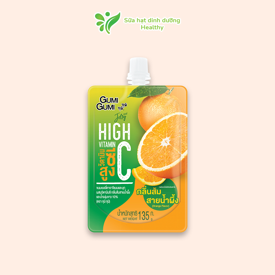 Thùng 36 Túi Nước Thạch Jelly Gumi Gumi Thái Lan Mix Các Vị