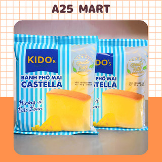 Bánh mì tươi kido vị phô mai castella gói 40g