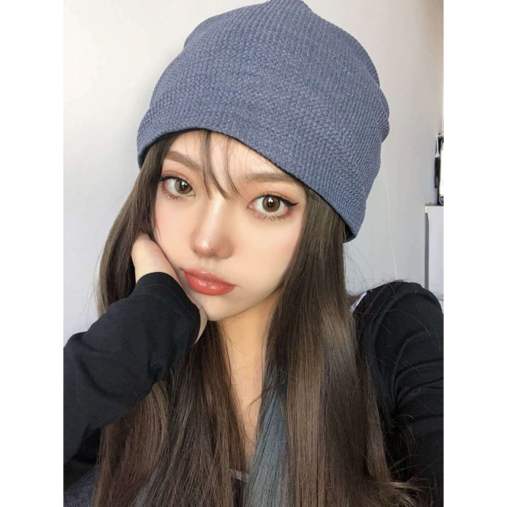 Nón Len Thời Trang Nam Nữ Màu Trơn Phủ Tai Ấm Áp RQN2311