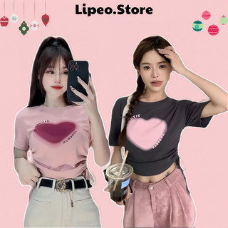 Áo thun nữ baby tee dáng croptop ôm body, dây rút 2 bên eo