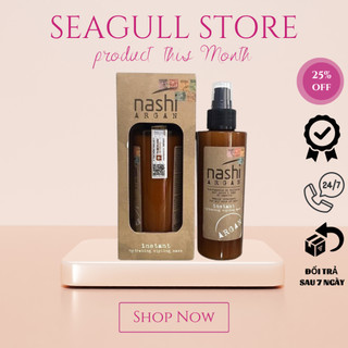 ✅ xịt dưỡng xả khô nashi argan 150ml _làm phồng tóc siêu mềm mượt seagull store