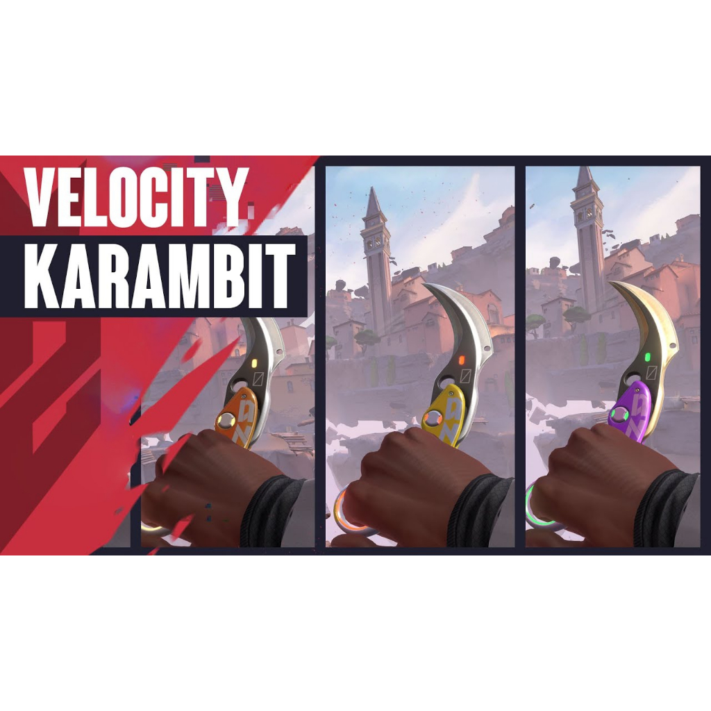 Velocity Karambit múa tay Valorant không gây sát thương