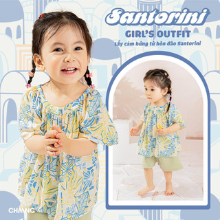 Chaang Áo cộc lanh bé gái SS2023D04