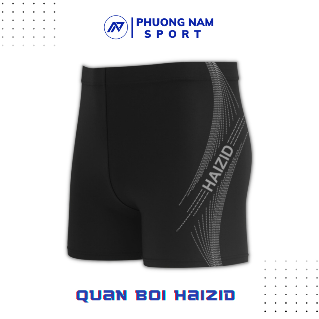 Đồ bơi nam dáng đùi, quần bơi nam 2 lớp chính hãng HAIZID kiểu dáng thể thao co giãn 4 chiều chống thấm tốt,nhanh khô