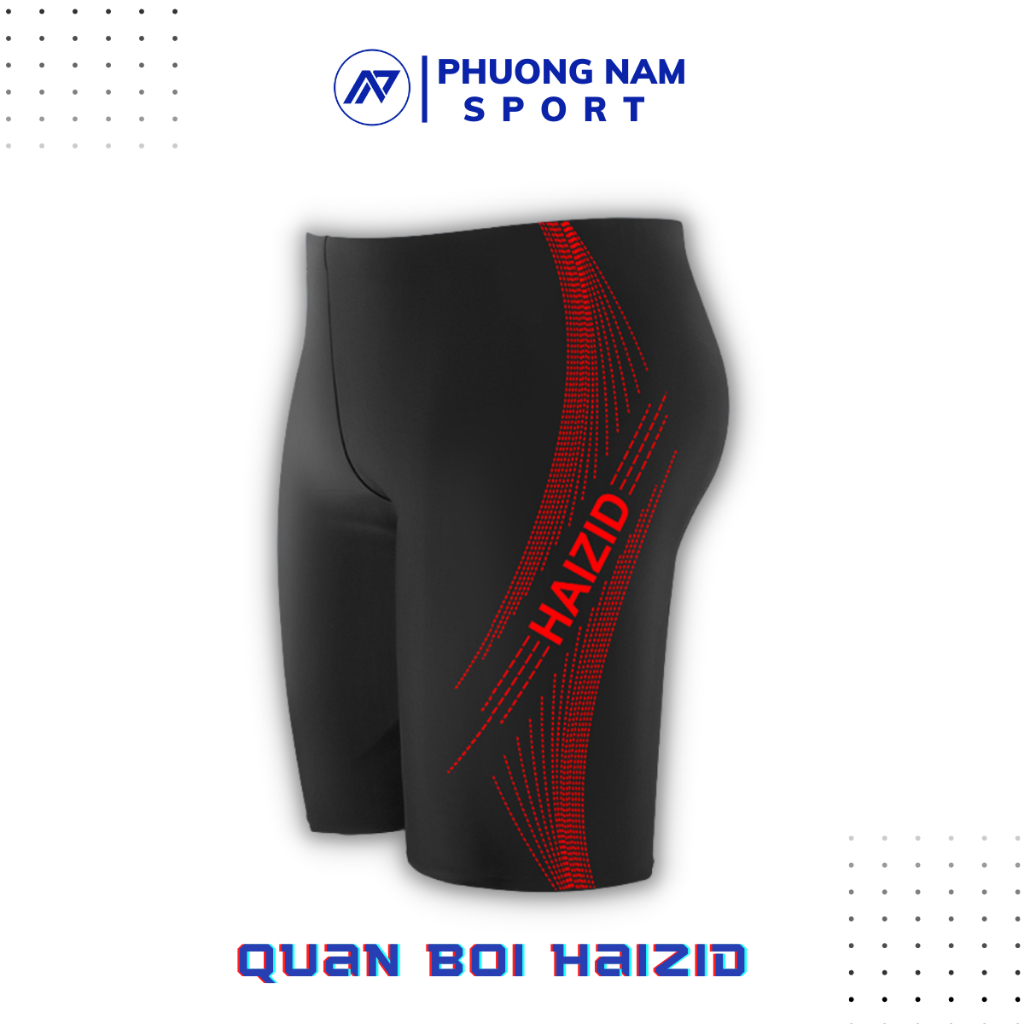 Quần bơi nam chính hãng HAIZID kiểu dáng sport cao cấp co giãn 4 chiều chống  thấm tốt,nhanh khô