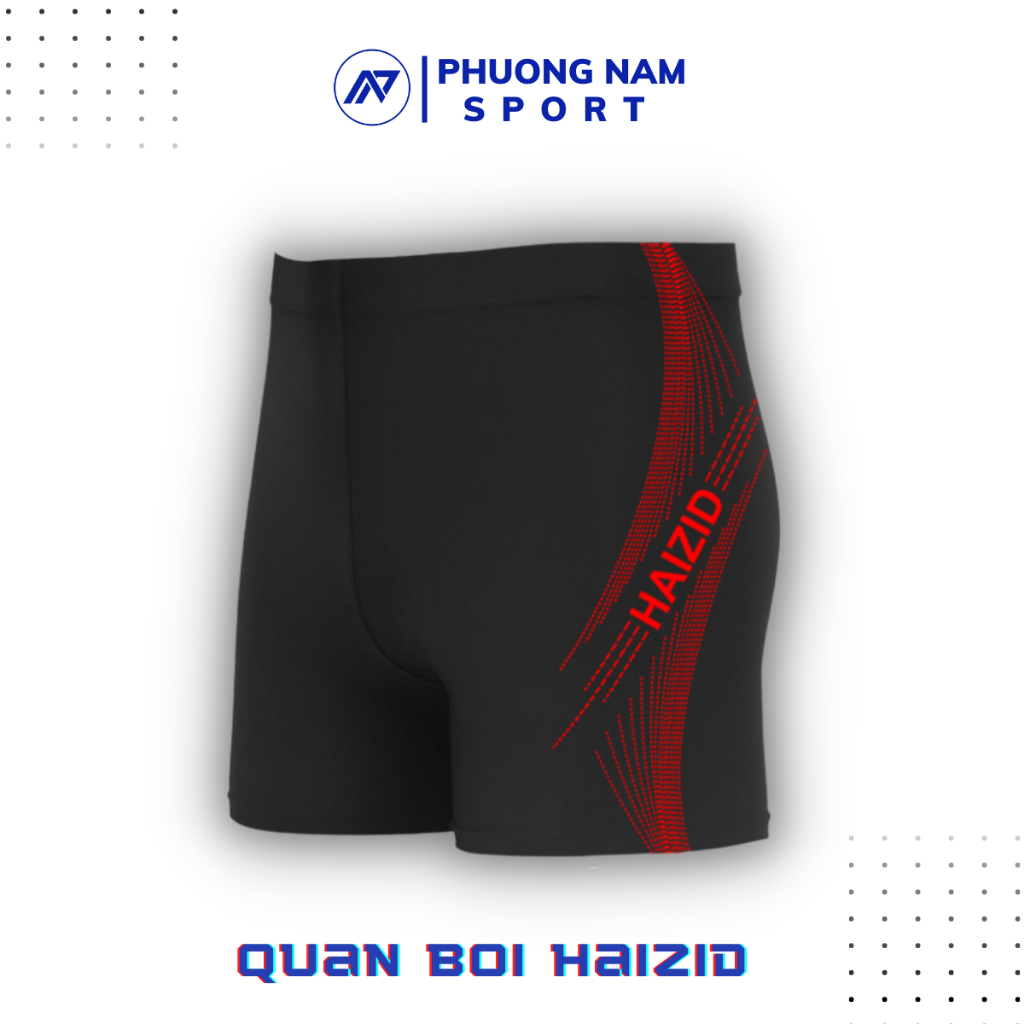 Quần bơi nam chính hãng HAIZID kiểu dáng sport cao cấp co giãn 4 chiều chống  thấm tốt,nhanh khô