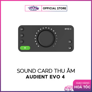 Soundcard thu âm Audient EVO 4/ Combo Audient EVO Start Recording Bundle đi kèm bản quyền Steinberg Cubase LE