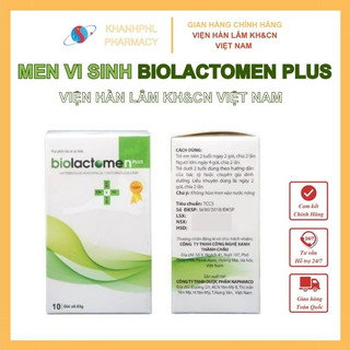 Men vi sinh biolactomen plus hỗ trợ sức khoẻ chính hãng 100% viện hàn lâm
