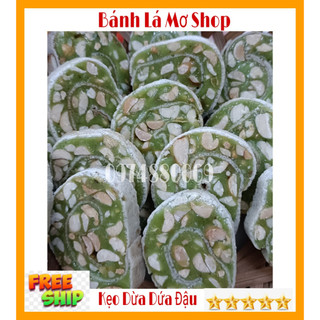 { Siêu Ngon} 500GR Kẹo Dừa  Dứa Cuộn Đậu KIÊN LONG- BÁNH LÁ MƠ SHOP