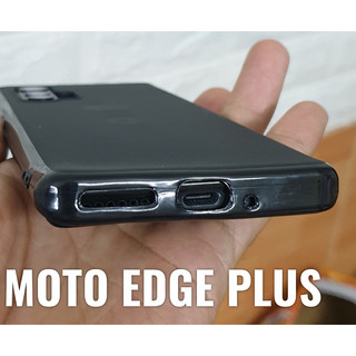 [Motorola Edge Plus/ Edge+] Ốp lưng silicon dẻo đen cao cấp Henyou