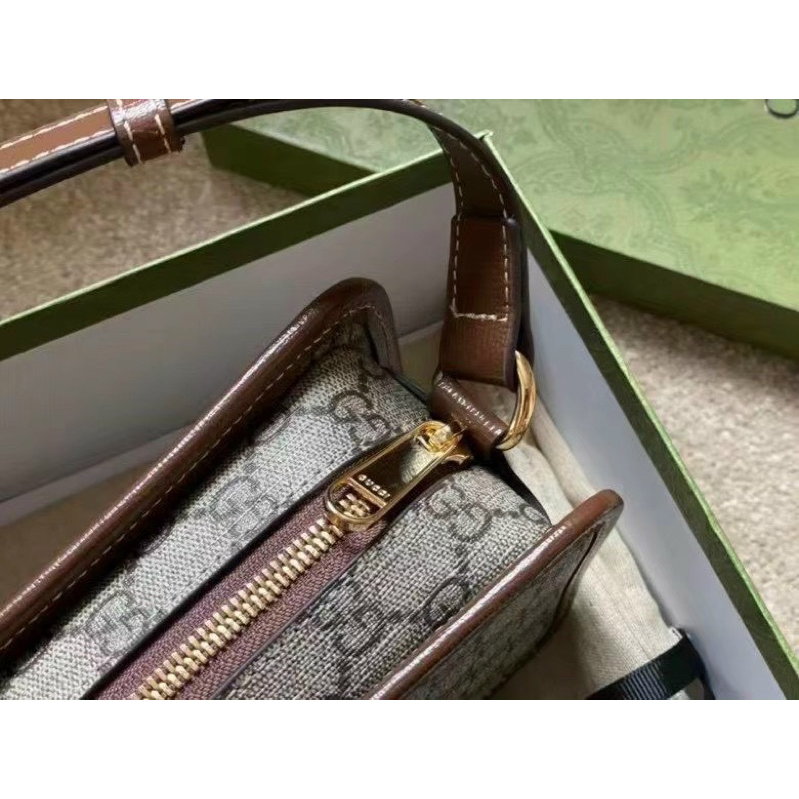 Túi đeo chéo nam nữ unisex full 2 box nam châm Horsebit ngang Smano bags hoả tốc