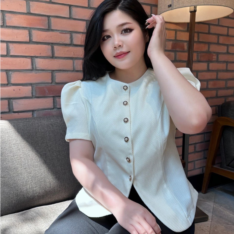 Áo kiểu Soda thiết kế bigsize dáng ngắn đủ size cho nàng duyên dáng thả dáng MIAH BIGSIZE