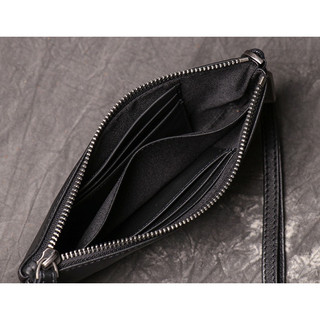 Ví cầm tay da thật siêu mỏng [unisex]