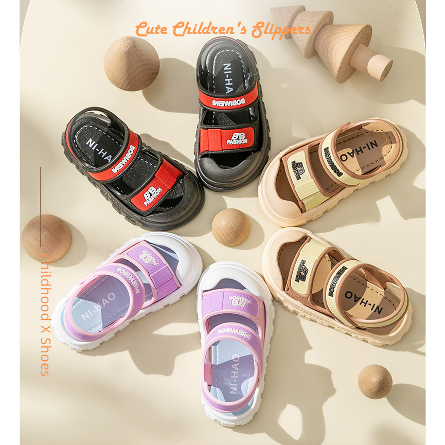 Dép quai hậu sandal BB Fashion chống vấp cho bé trai bé gái siêu mềm chống trơn trượt